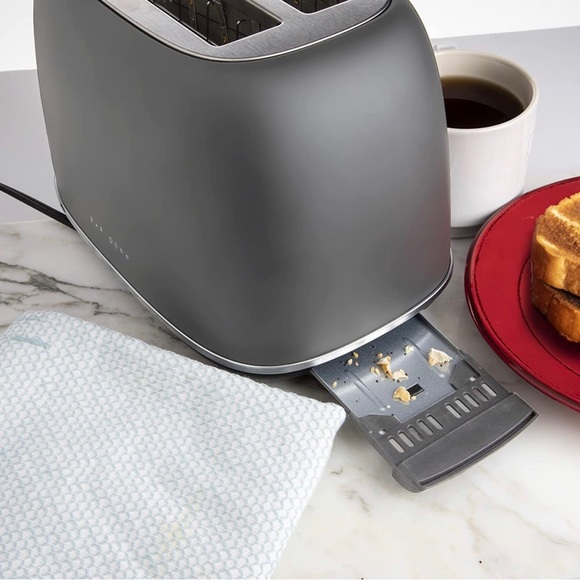 Rae Dunn Retro Rounded Bread Toaster, Wide Slot with 6 Browning Levels - Picture 4 of 6